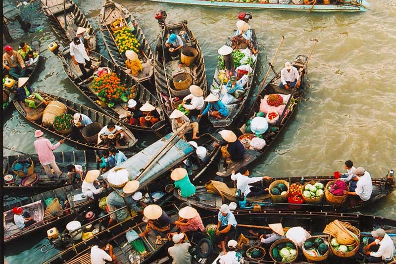Cai Rang Floating Market Can Tho