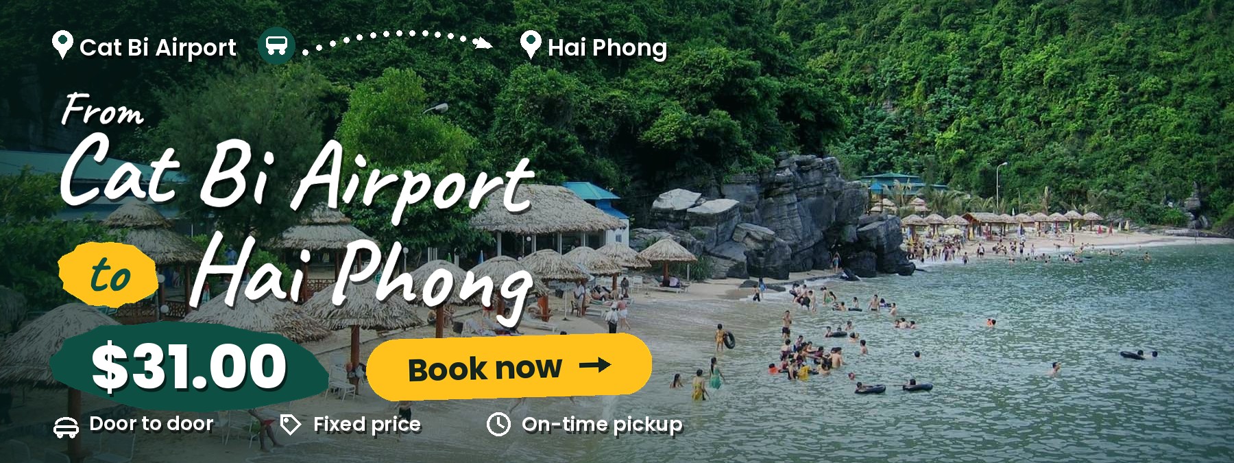 Cat Bi Airport to Hai Phong Private Car