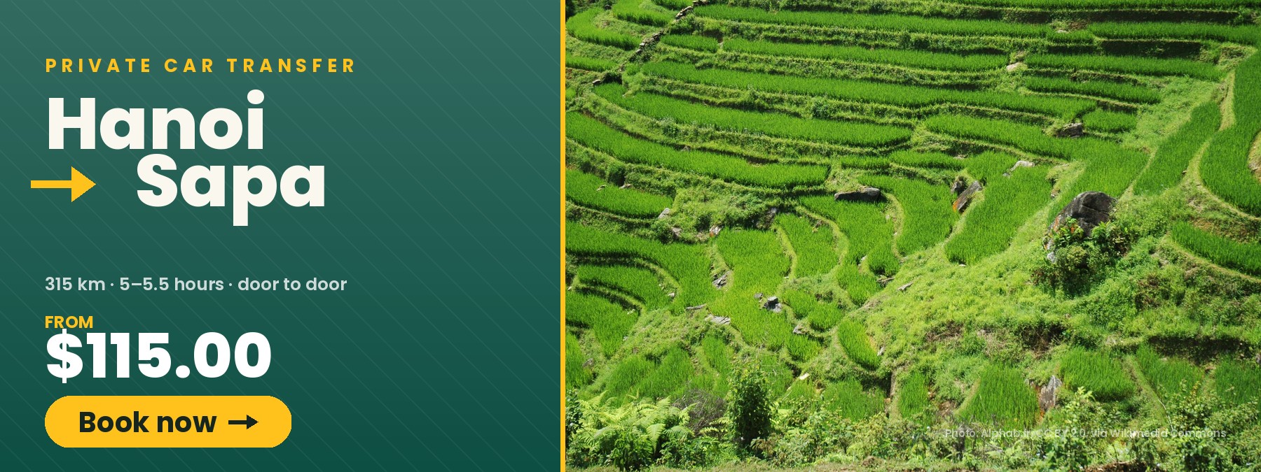 Hanoi to Sapa Private Car Transfer