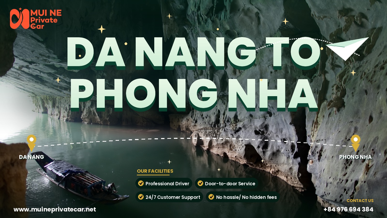 Da Nang to Phong Nha private car