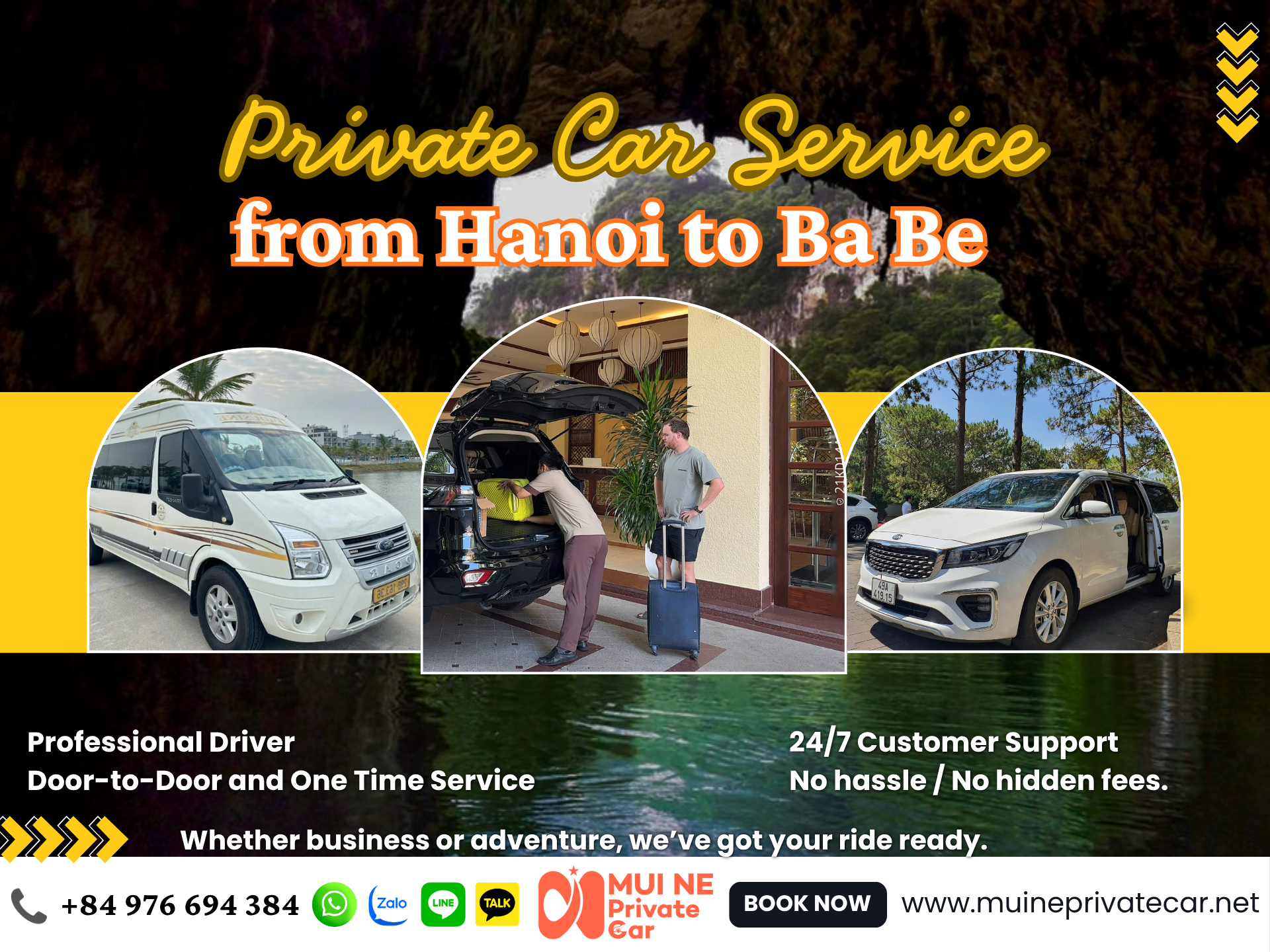 Hanoi to Ba Be Private Car Transfer - Mui Ne Private Car