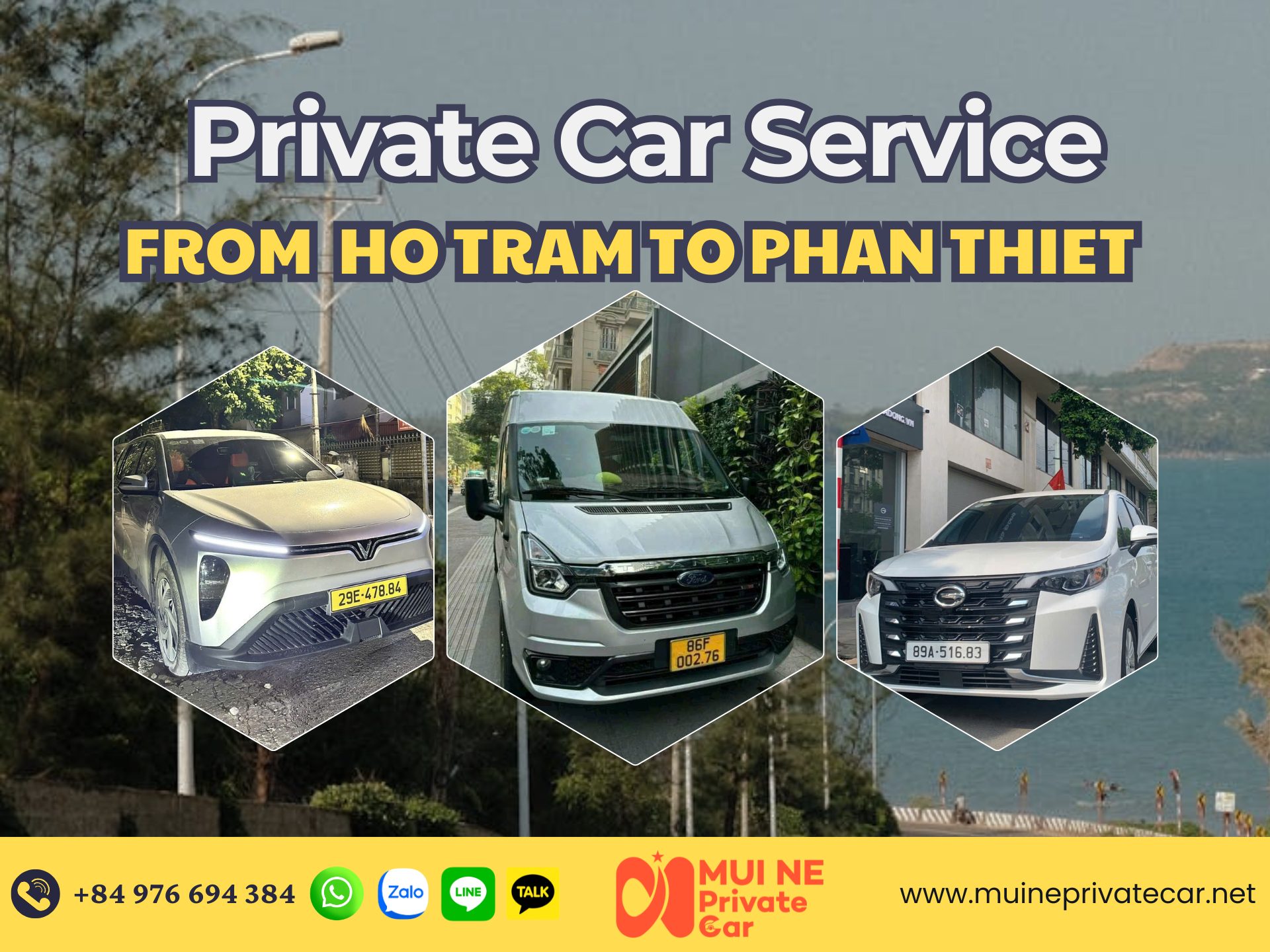 Ho Tram to Phan Thiet Private Car Transfer - Mui Ne Private Car