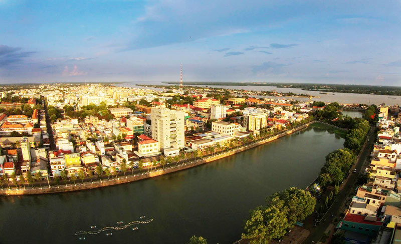 Mekong Delta River Views at Tien Giang