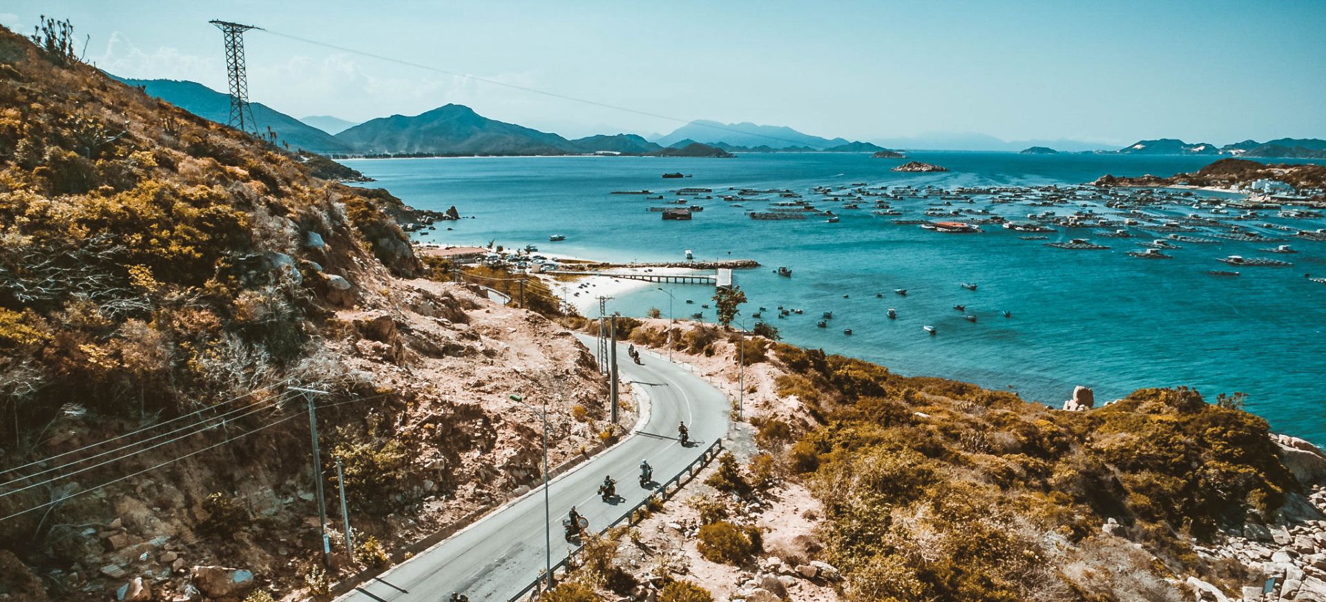 Scenic route from Phan Rang to Zannier Bai San Ho