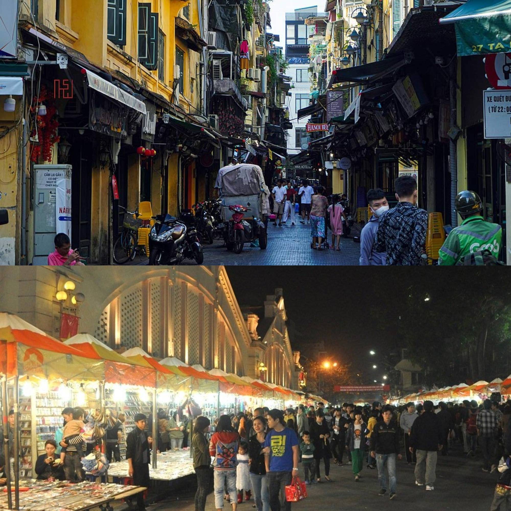 Hanoi old and night market