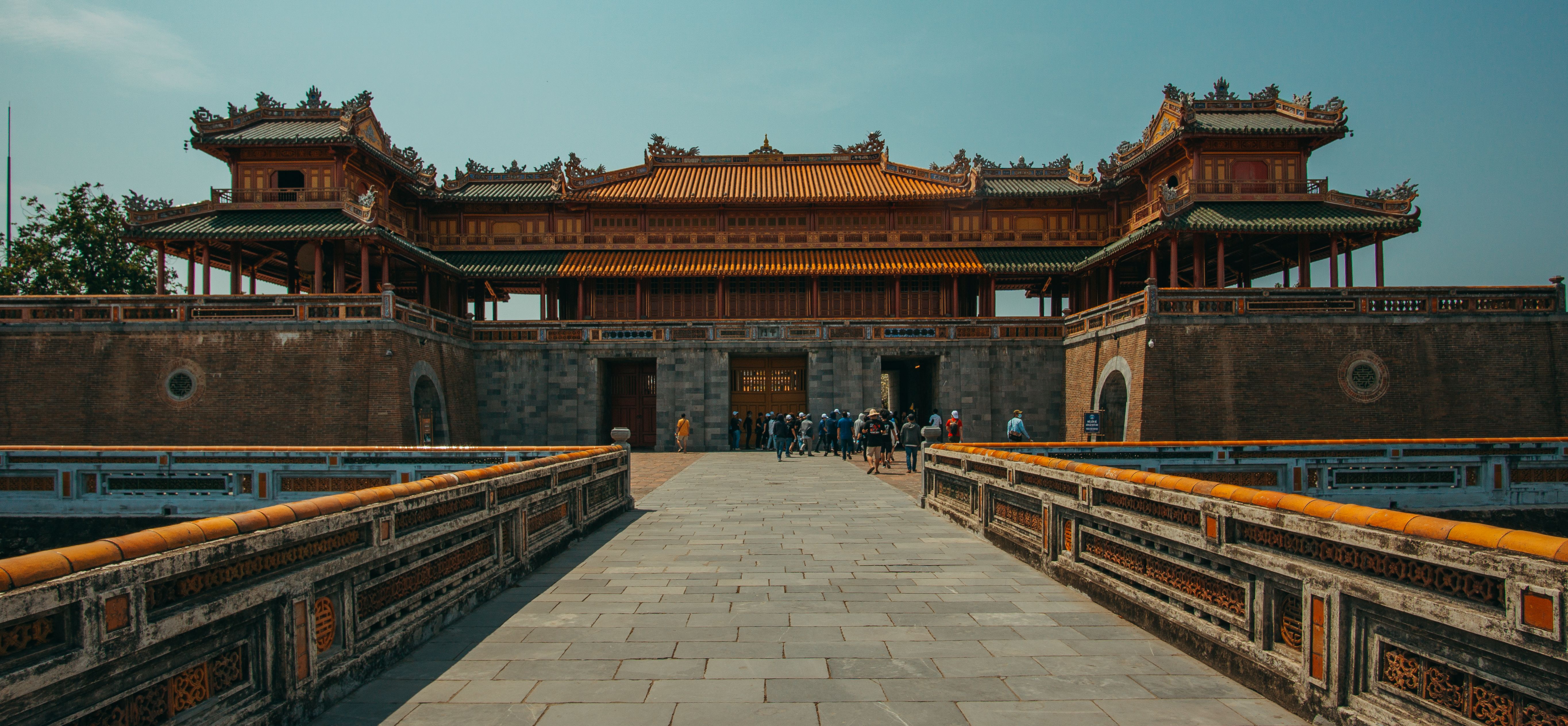 Arrival at Hue Imperial City