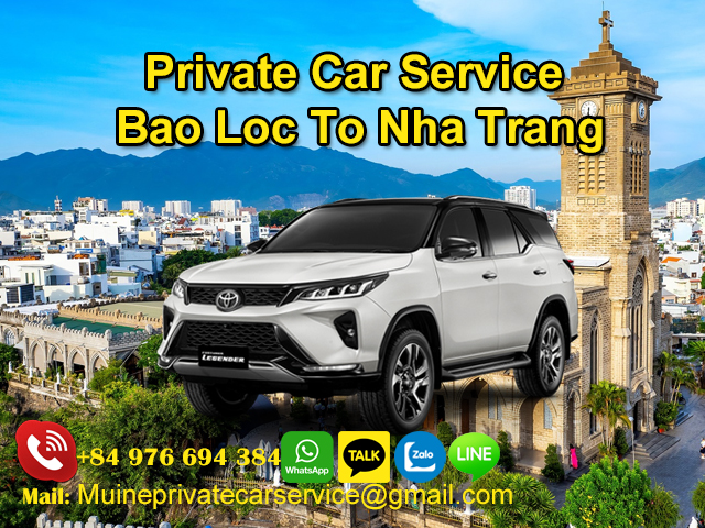 Private-Car-From-Bao-Loc-To-Nha-Trang