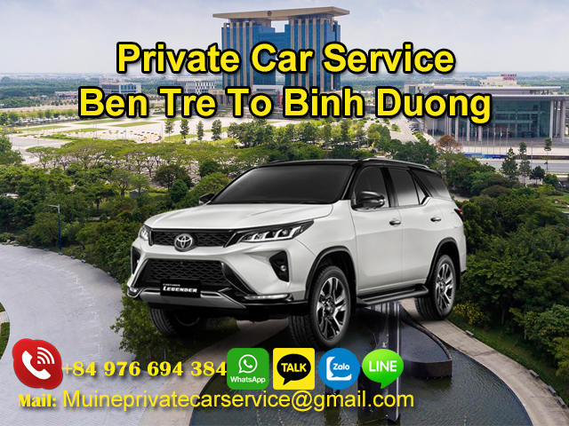 Private-Car-From-Ben-Tre-To-Binh-Duong