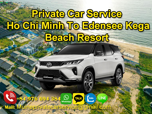 Private-Car-From-Ho-Chi-Minh-To-Edensee-Kega-Beach-Resort