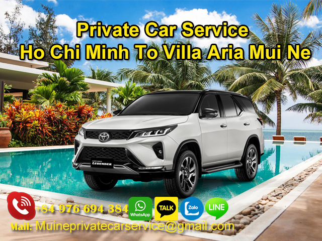 Private-Car-From-Ho-Chi-Minh-To-Villa-Aria-Mui-Ne