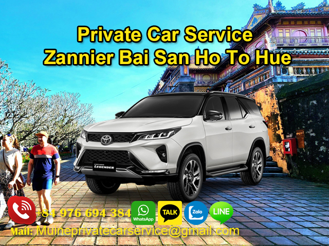 Private-Car-From-Zannier-Bai-San-Ho-To-Hue