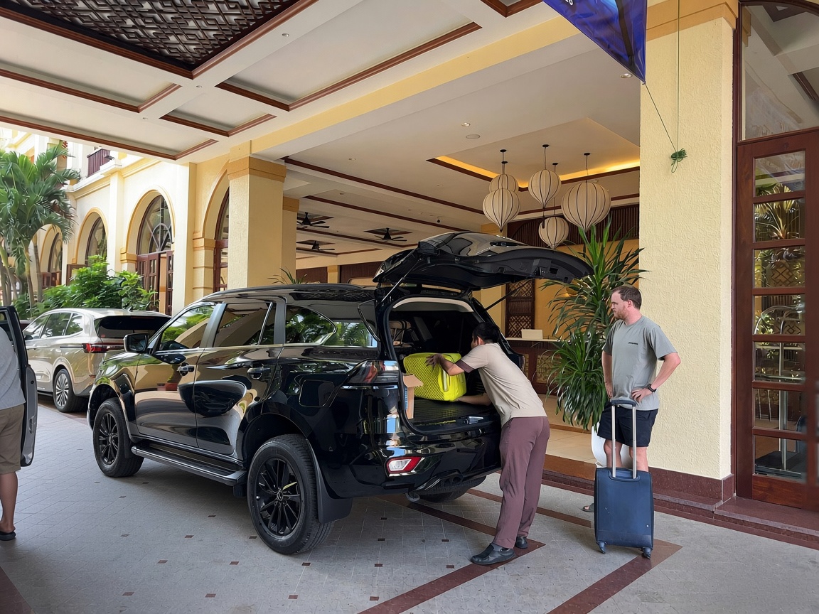 Pickup luggage