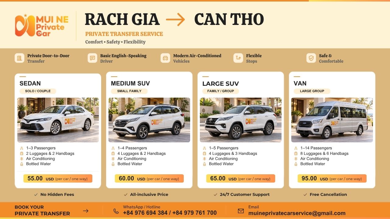 Mui Ne Private Car Team