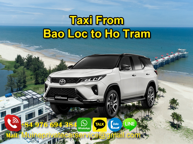 taxi-from-bao-loc-to-ho-tram