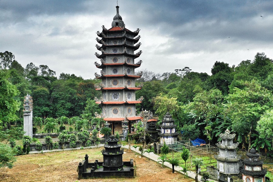 Thien An Hill overlooking the Tra Khuc river in Quang Ngai city